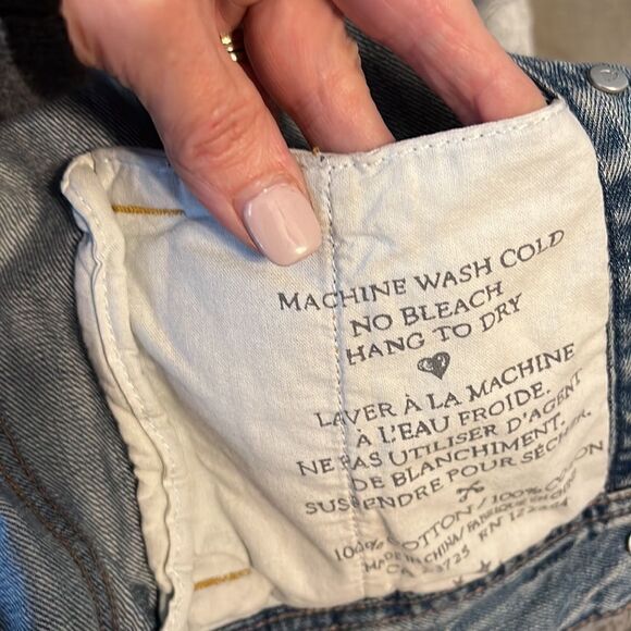 Talula Light Wash Jean Jacket Size X-Small - Picture 12 of 12